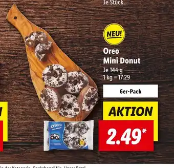 Lidl Unser brot oreo mini donut Angebot