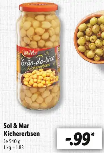 Lidl Sol & mar kichererbsen Angebot