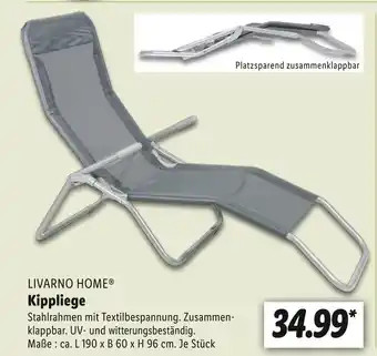 Lidl Livarno home kippliege Angebot