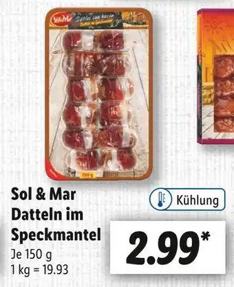 Lidl Sol & mar datteln im speckmantel Angebot