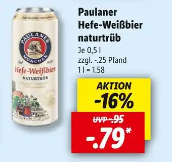 Lidl Paulaner hefe-weißbier naturtrüb Angebot