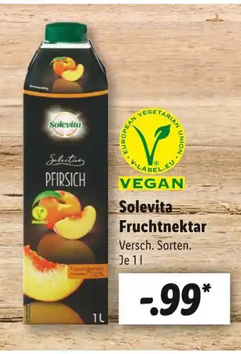 Lidl Solevita fruchtnektar Angebot