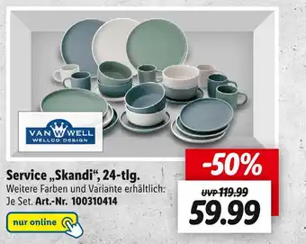 Lidl Van well service „skandi“ Angebot