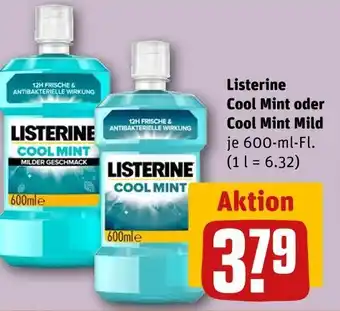 REWE Listerine cool mint oder cool mint mild Angebot