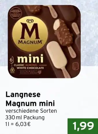 CAP Markt Langnese Magnum mini 330 ml Packung Angebot