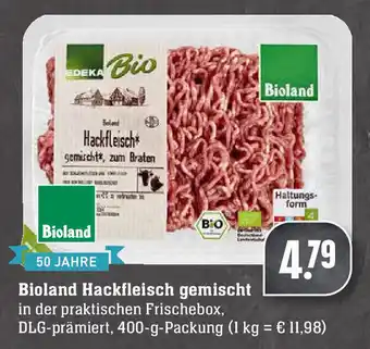 Edeka Bioland Hackfleisch gemischt 400g Angebot