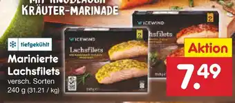 Netto Marken-Discount IceWind Lachsfilets 240g Angebot