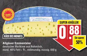 Edeka Allgäuer Emmentaler 100g Angebot