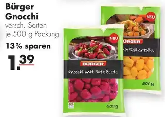 Handelshof Bürger Gnocchi 500 g Packung Angebot