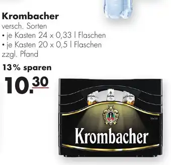 Handelshof Krombacher 24 x 0,33 l Flaschen Angebot