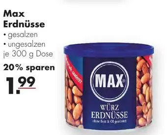 Handelshof Max Erdhüsse 300 g Dose Angebot