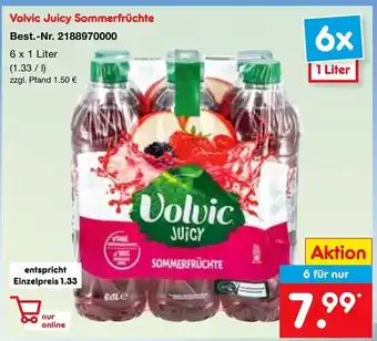 Netto Marken-Discount Volvic Juicy 6*1L Angebot