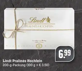 Edeka Lindt Pralinés Hochfein 200g Angebot