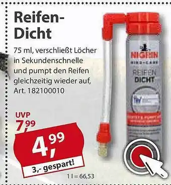 Sonderpreis Baumarkt Reifen-dicht Angebot