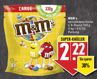 Edeka M&M's 330g Angebot