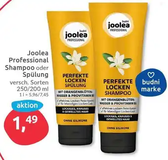 Budni Joolea Professional Shampoo oder Spülung 250/200 ml Angebot