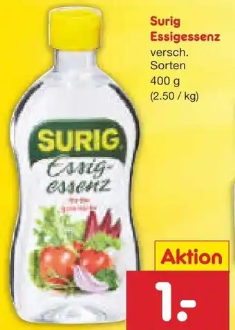 Netto Marken-Discount Surig Essigessenz 400 g Angebot