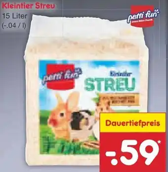 Netto Marken-Discount petti fun Kleintier Streu 15 Liter Angebot