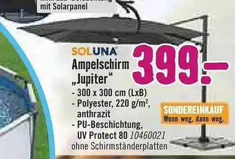 Hornbach Soluna ampelschirm „jupiter” Angebot