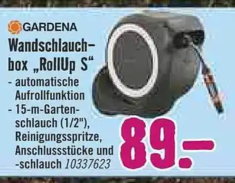 Hornbach Gardena wandschlauch-box „rollup s” Angebot