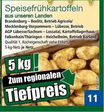 Norma Speisefrühkartoffeln Angebot