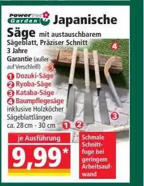 Norma Power garden japanische säge Angebot