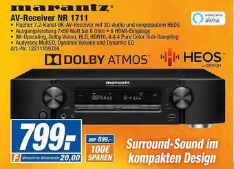 expert Techno Land Marantz av-receiver nr1711 j Angebot