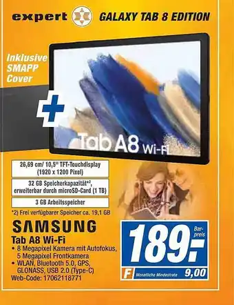 HEM Expert Samsung tab a8 wi-fi Angebot