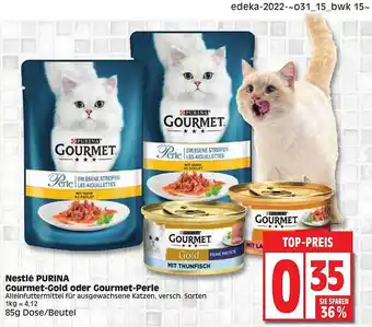 Edeka Nestlé purina gourmet-gold oder gourmet-perie Angebot