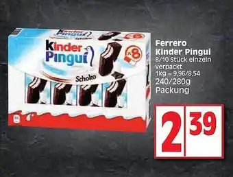 Edeka Ferrero kinder pingui Angebot