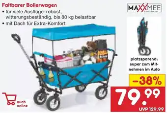 Netto Marken-Discount Maxxmee Faltbarer Bollerwagen Angebot