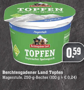 Edeka Berchtesgadener Topfen 250g Becher Angebot