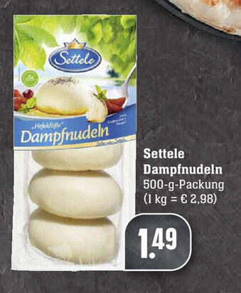 Edeka Settele Dampfnudeln 500g Angebot