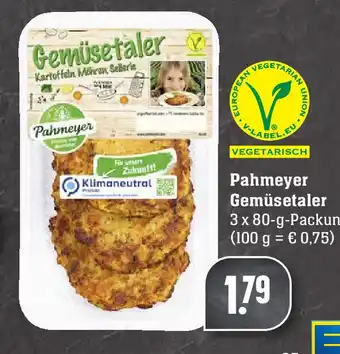 Edeka Pahmeyer Gemüsetaler 3 x 80 g Angebot
