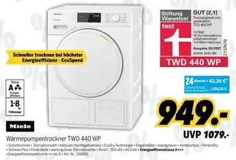 MEDIMAX Miele Wärmepumpentrockner TWD 440 WP Angebot