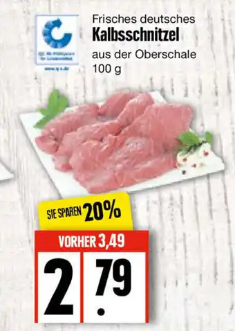 Edeka Kalbsschnitzel 100g Angebot