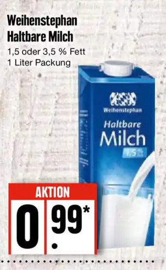 Edeka Weihenstephan H-Milch 1L Angebot