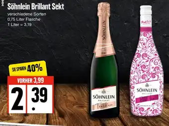 Edeka Sohnlein Brillant Sekt 750ml Angebot