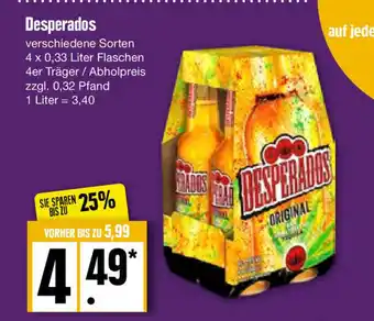 Edeka Desperados 4*330ml Angebot