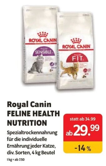 Das Futterhaus Royal Canin Feline Health Nutrition Angebot