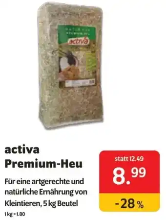 Das Futterhaus Activa Premium Heu 5 kg Beutel Angebot