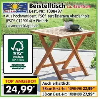 Norma24 Beistelltisch ca. 45 x 45 cm Angebot