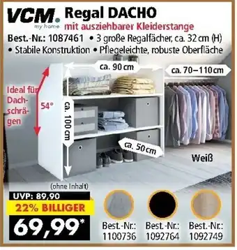 Norma24 VCM Regal Dacho Angebot