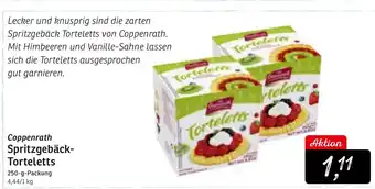 KONSUM Coppenrath Spritzgeback-Torteletts 250g Angebot