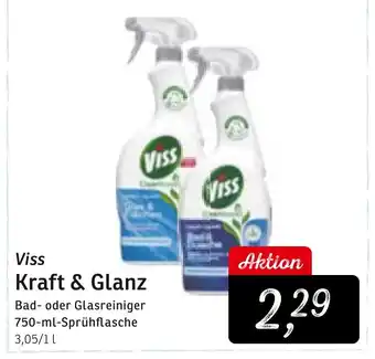 KONSUM Viss Kraft- & Glanz-Reiniger Bad & Dusche o. Glas & Flachen 750ml Angebot