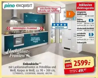 ROLLER Pino Exquisit Einbaukuche Angebot