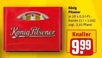 REWE Konig Pilsener 20*500ml Angebot