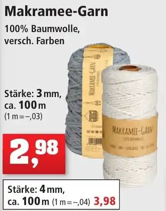 Thomas Philipps Makramee Garn Angebot