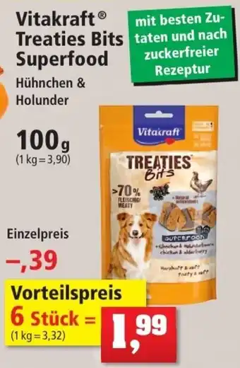 Thomas Philipps Vitakraft Treaties Bits Superfood 100 g Angebot