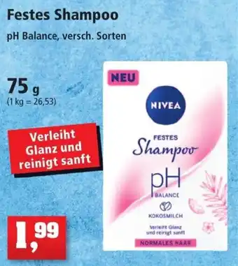 Thomas Philipps Nivea Festes Shampoo 75 g Angebot